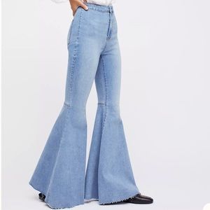 Free People Just Float On Flare Jeans